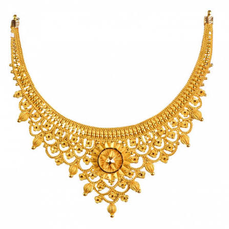 Gold plated necklace